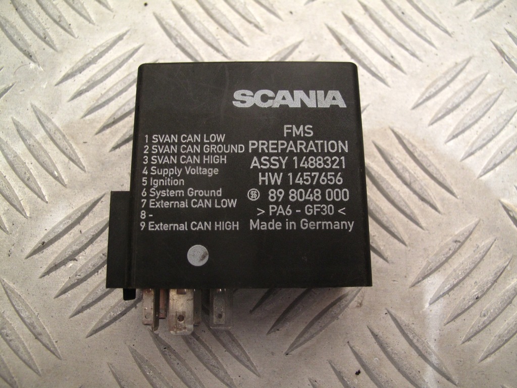 фото №1, Реле колодка fms spalania scania r / 124