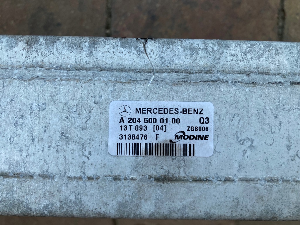 фото №6, Mercedes w218 w212 w204 glk радіатор intercooleer