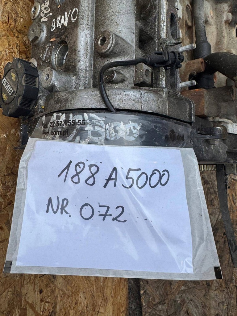 фото №6, Двигун 188a5000 fiat punto ii stilo 1.2 16v 80km