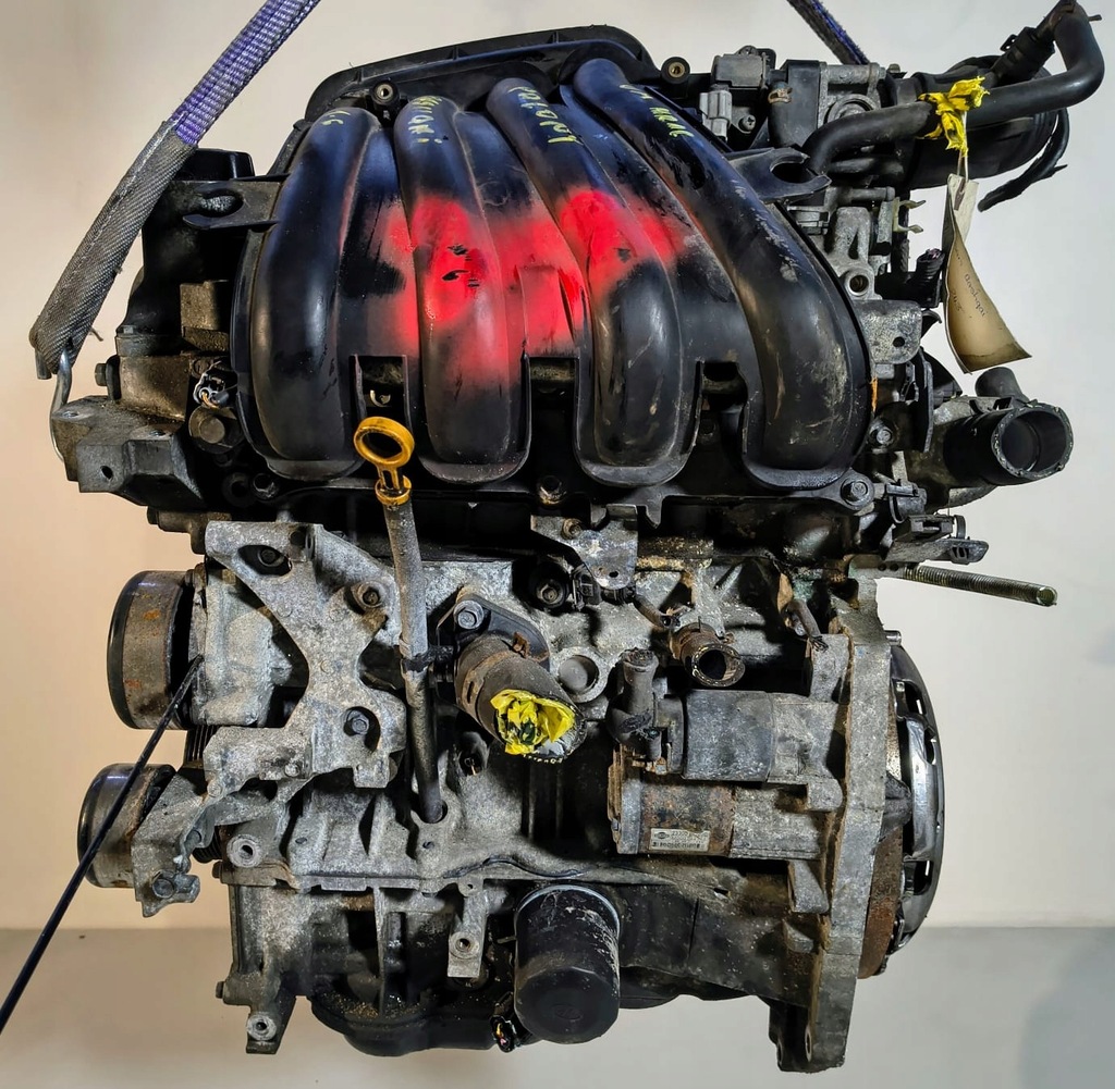 фото №8, Двигатель kompletny nissan qashqai j10 1.6b 16v, hr16