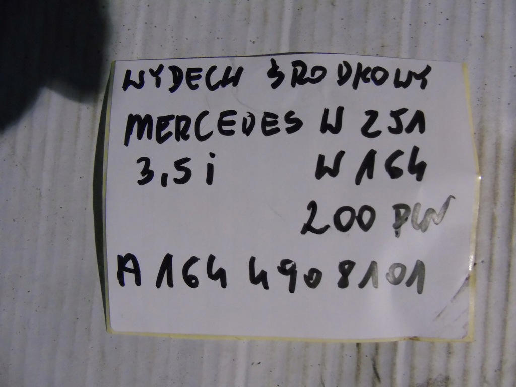 фото №12, Idealny вихлоп середній mercedes w251 w164 3.5i 1