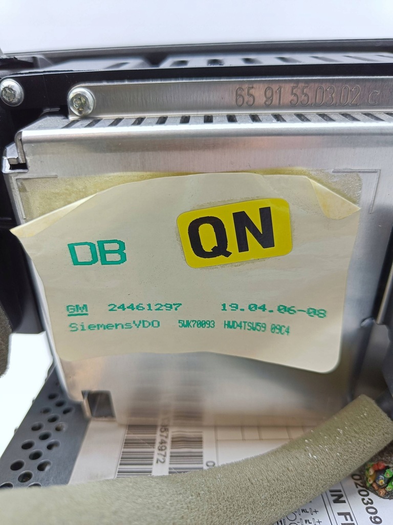 фото №10, Opel signum 2006 панель / радіопрогравач cd/dvd/gps