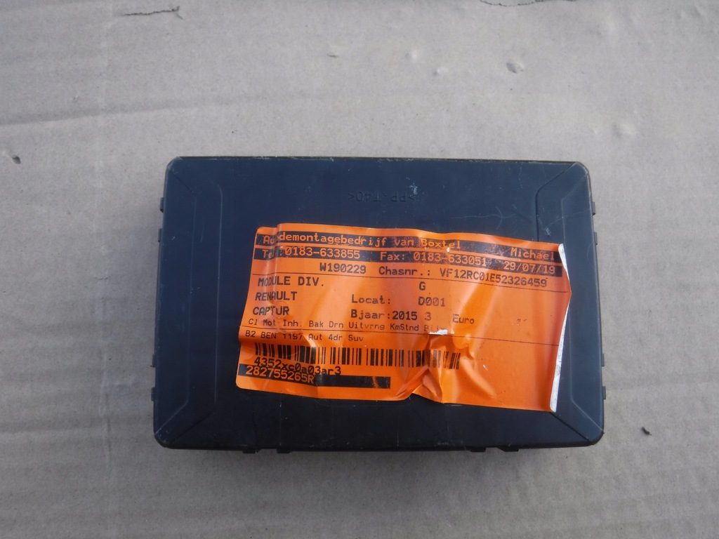 фото №2, Модуль usb renault clio iv 282755265r