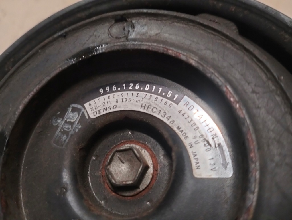 Купити Porsche boxster 986 2.7 denso компресор компресор кондиціонера 99612601151