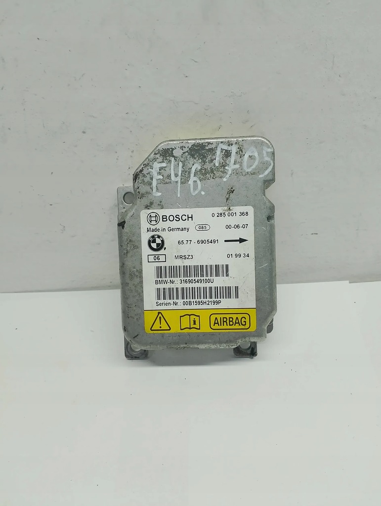 фото №1, Модуль датчик подушка безпеки bmw e46 0285001368