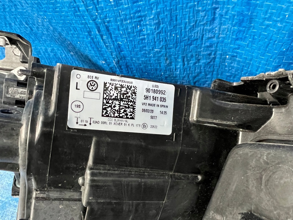 фото №7, Vw golf viii 8 ліва лампа full led