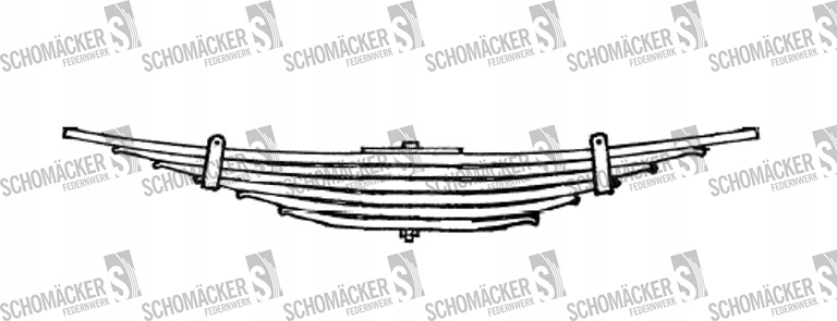 фото №1, Рессора daf o.e. 2151145, schomäcker 29305000
