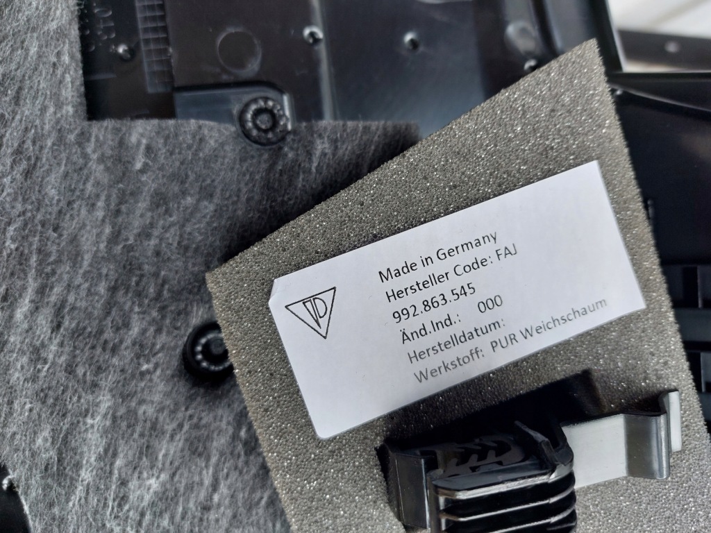 фото №5, Обивка обшивка левый задняя porsche 911 992 gt3 22r