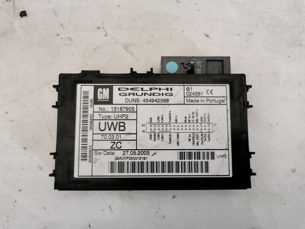 фото №1, Модуль телефону bluetooth opel signum 454942368