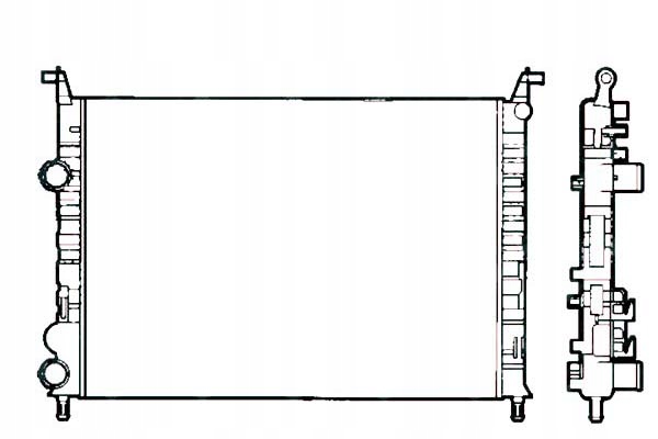 фото №2, Nrf 58195 радіатор, система охолодження двигуна