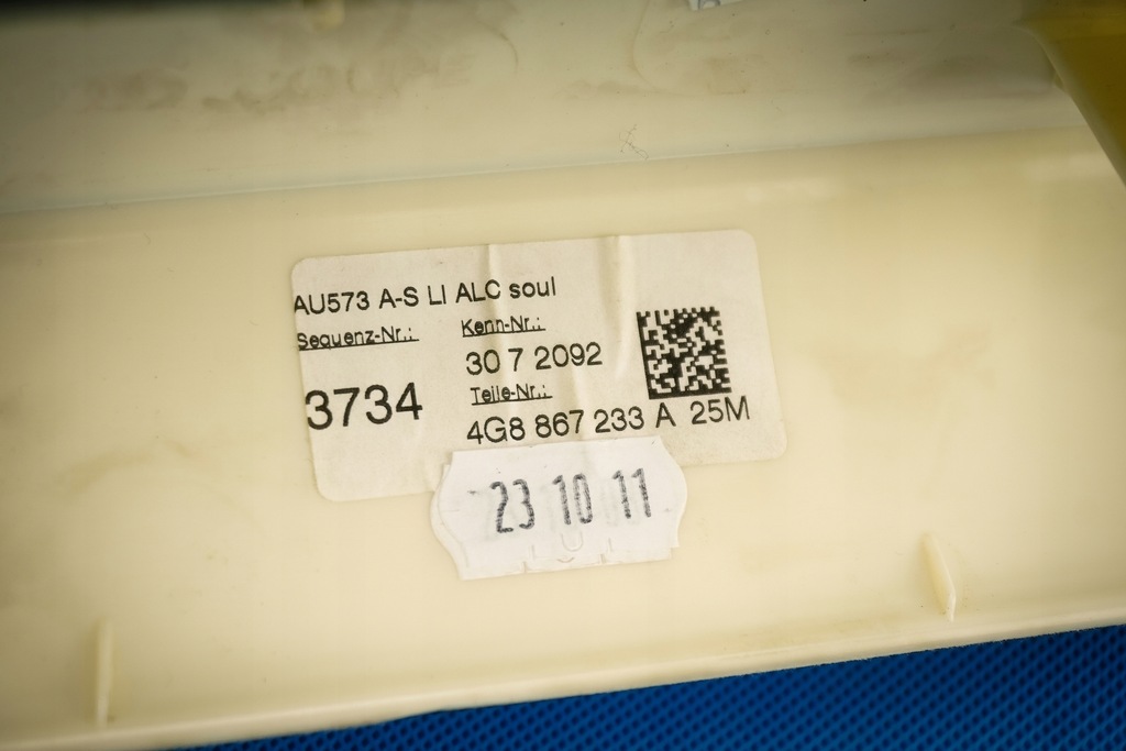 фото №9, Захист оббивка стійка audi a7 s7 rs7 4g8 alcantara 4g8867233a 25m