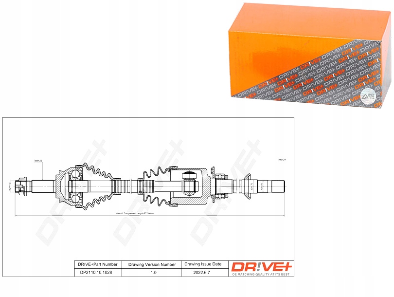фото №1, Приводной вал приводная fiat doblo 01- p drive+