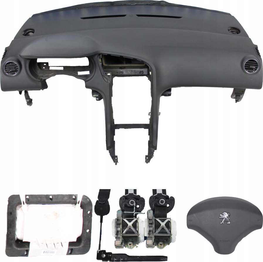 фото №1, Панель приладів консоль подушка безпеки ремені peugeot 3008