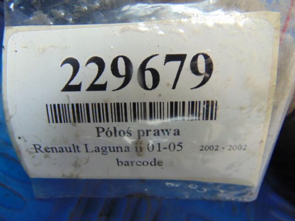 фото №6, Renault laguna ii kombi 1.9dci привідний вал права 5biegów
