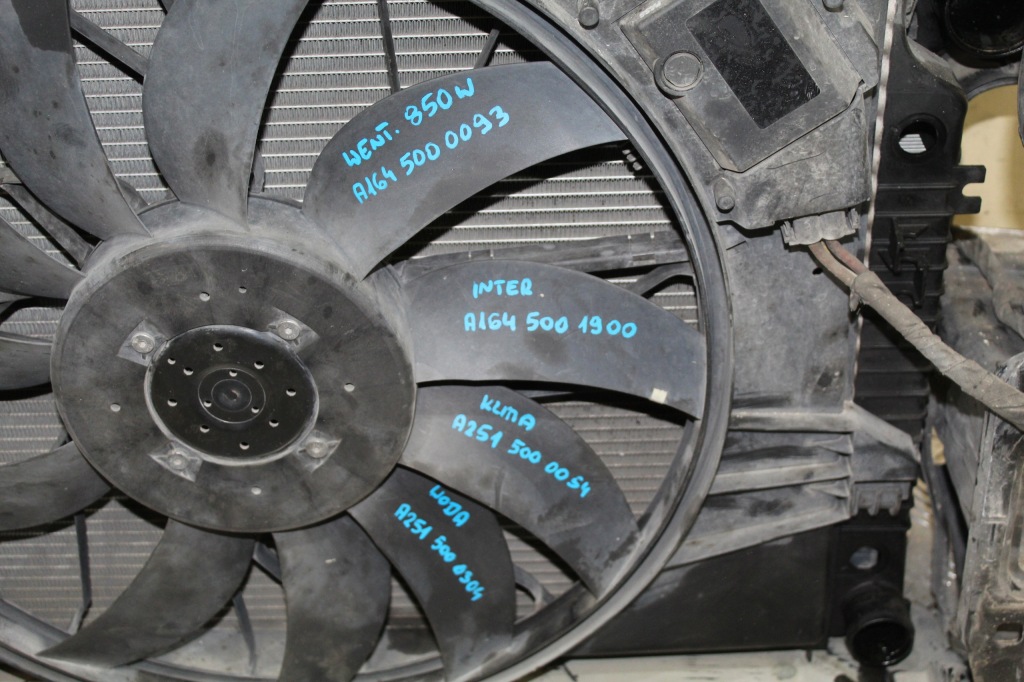 фото №4, Pas передній радіатор gl w164 3,0 cdi