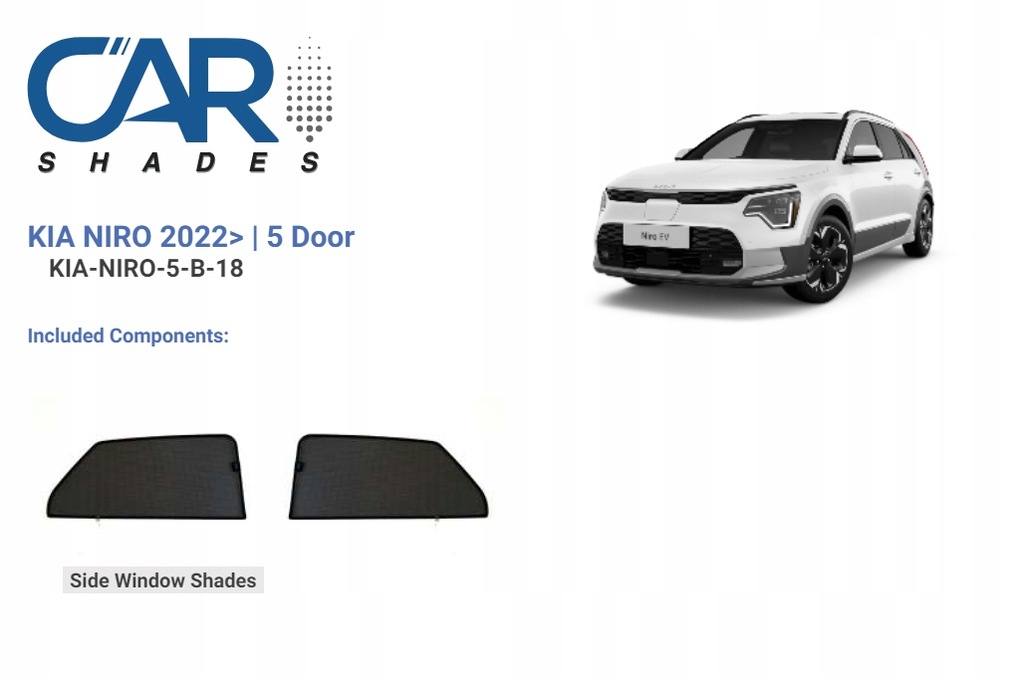 фото №13, Шторки бічний kia niro 5d 2022- захист шторка сонцезахисні
