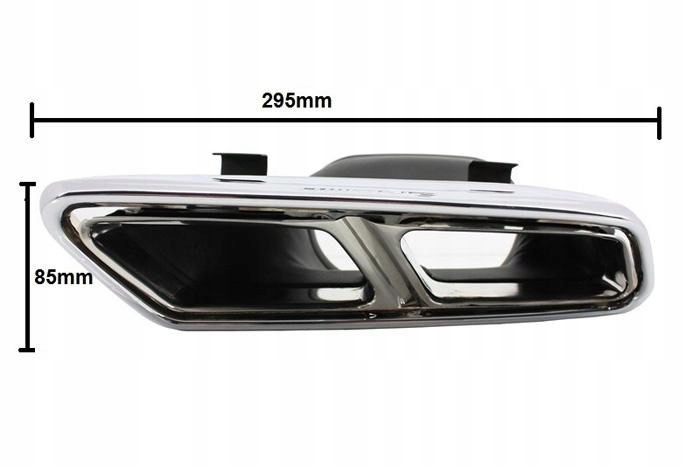 фото №1, Наконечник глушителя mercedes w222 w212 look amg