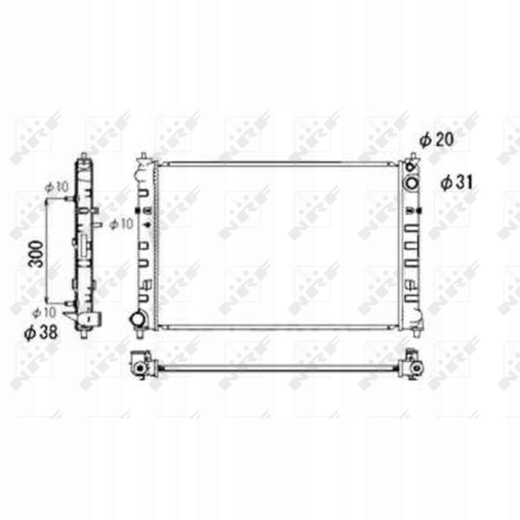 фото №1, Радиатор wody mazda mpv ii 99-02 2.5