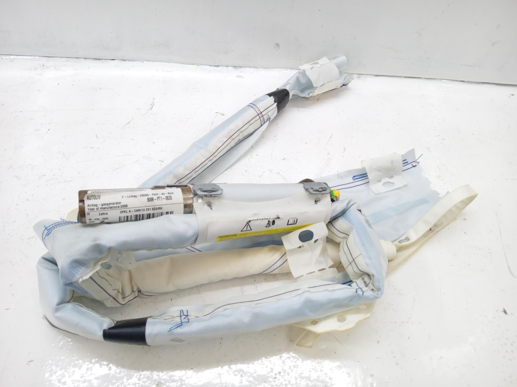 фото №1, Шторка безпеки повітряна air bag права opel zafira b