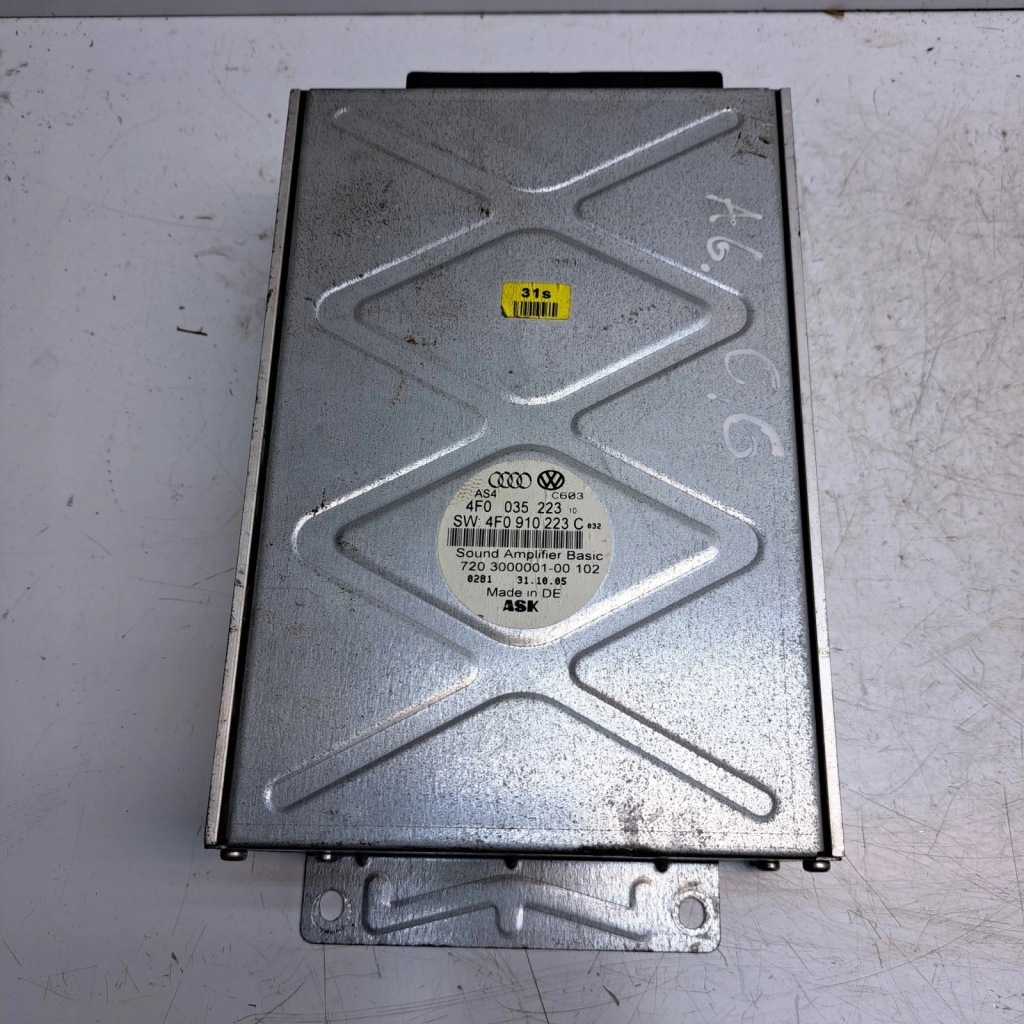 фото №1, Усилитель радио audi a6 c6 4f0035223