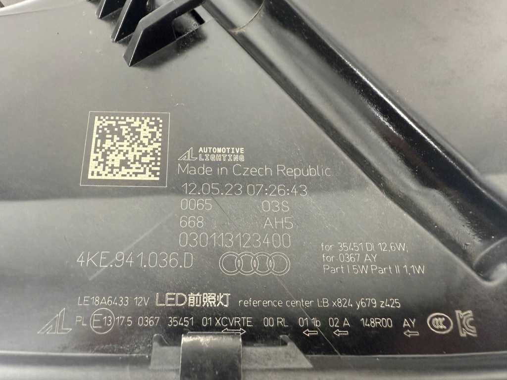 фото №14, Audi q8 e-tron e tron full led matrix digital light лампа левая правая