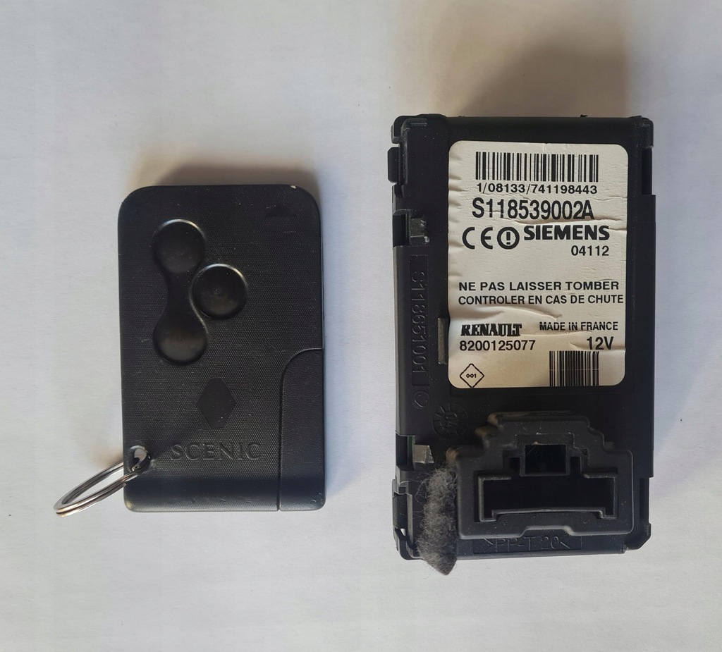 фото №1, Считыватель карты замок зажигания renault megane ii scenic ii 8200125077