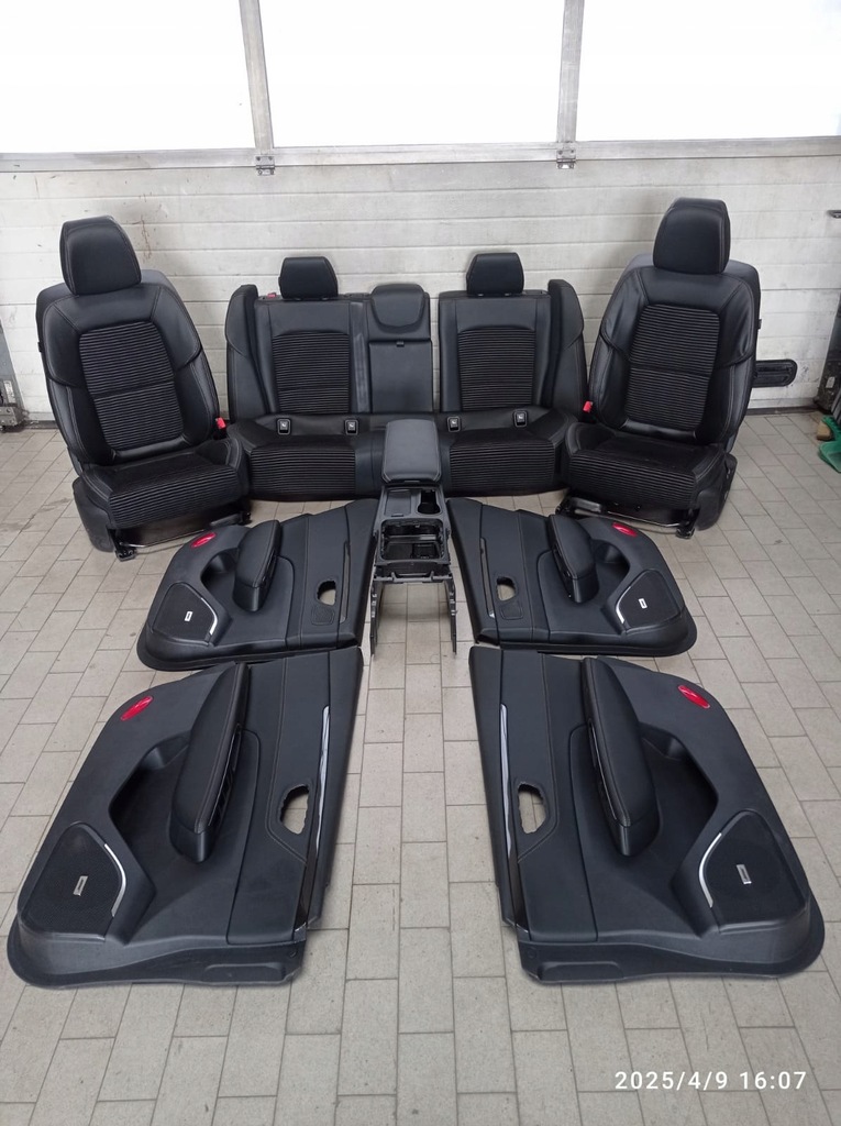 фото №1, Сидіння заднє сидіння обшивки комплект renault talisman напівшкіра