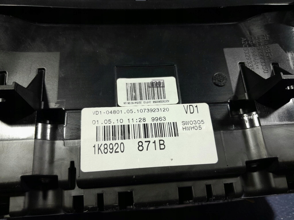 фото №7, Vw scirocco 1.4 tsi 160 km счетчик приборы eu 1k8920871b