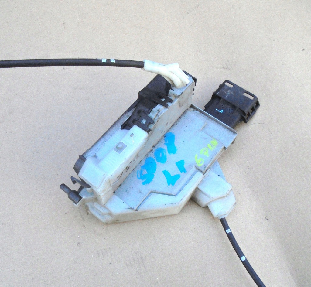 фото №1, Замок двері лівий задня 6 pin peugeot 5008 09-13r