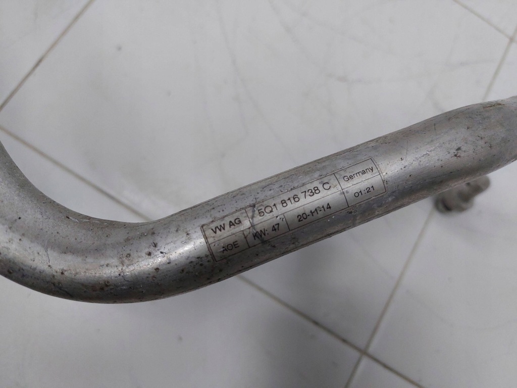 фото №3, Vw passat b8 golf vii octavia iii 14r- 1 трубка шланг кондиционера 5q1816