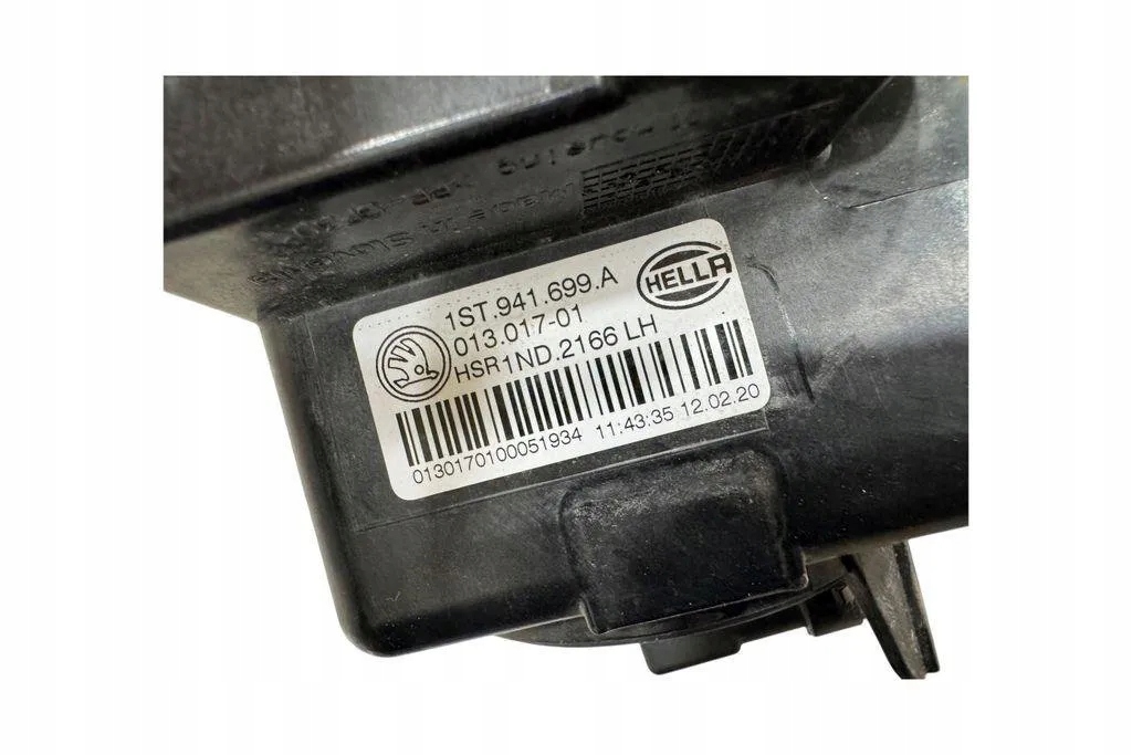 фото №7, Противотуманная фара левый передний skoda citigo 1st941699a electric 2020