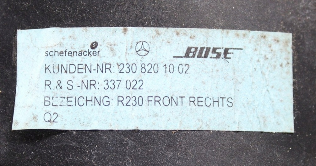 Динамік двері правий mercedes sl r230 bose Київ