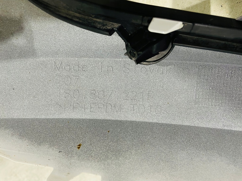 фото №11, Vw e up lift 1s0 бампер перед передний 2016-2019 rok