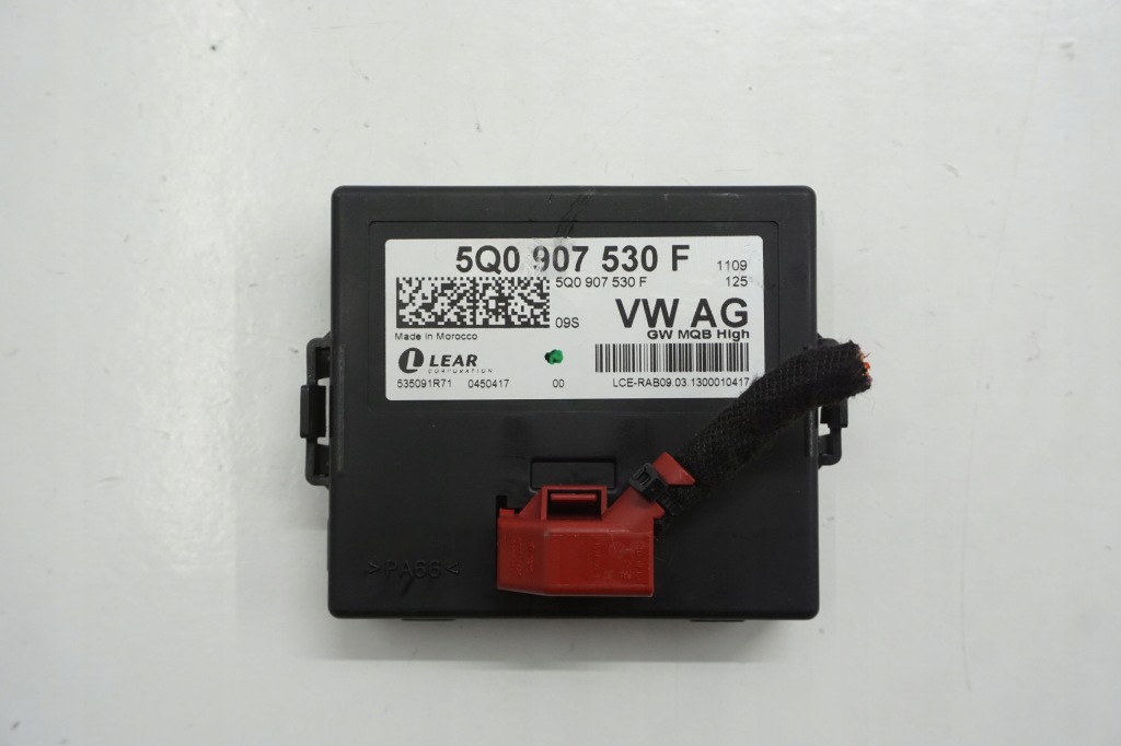 фото №1, Skoda octavia iii 13r модуль блок управления шлюз 5q0907530f