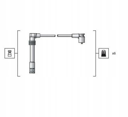 фото №1, Mm провода зажигания audi a4/a6/a8/vw