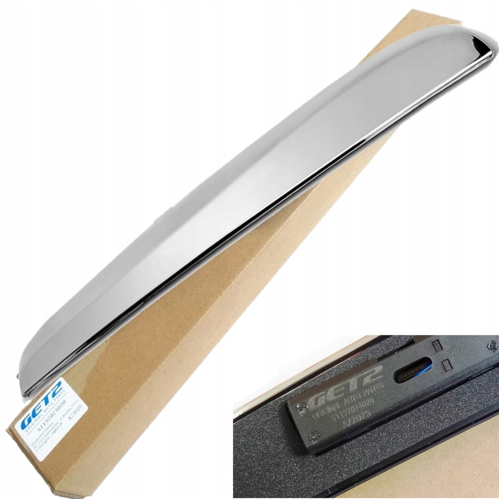 фото №1, Накладка молдинг кришки багажника mini r50 r52 r53 - хром