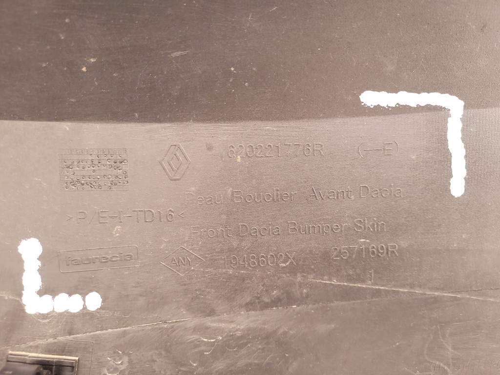 фото №15, Dacia duster ii 2 | бампер перед передний спойлер 620221776r | 0192