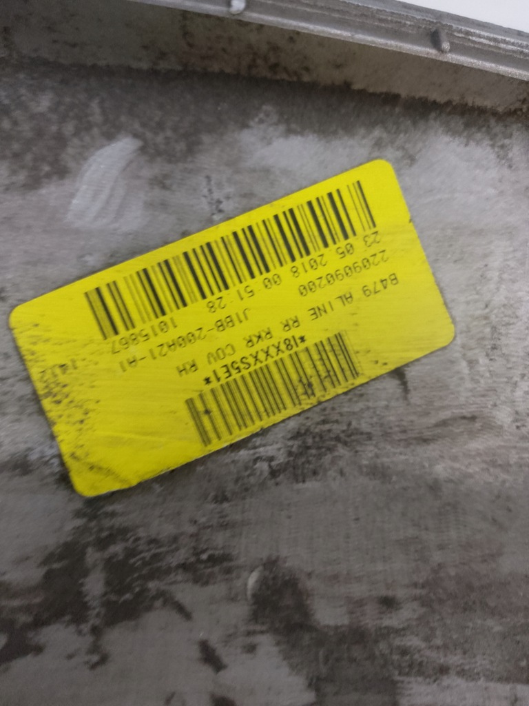 фото №11, D957 - молдинг порог порог правая ford fiesta mk8 j1bb 200a20a1b