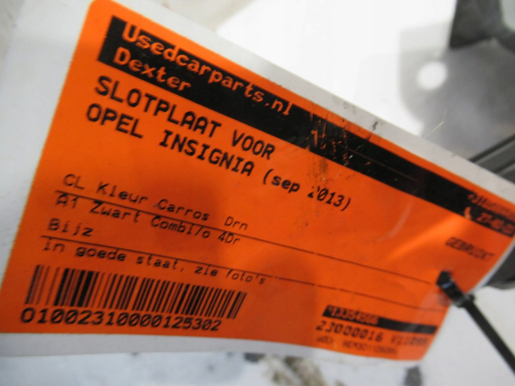 фото №6, Pas передний замковый opel insignia a