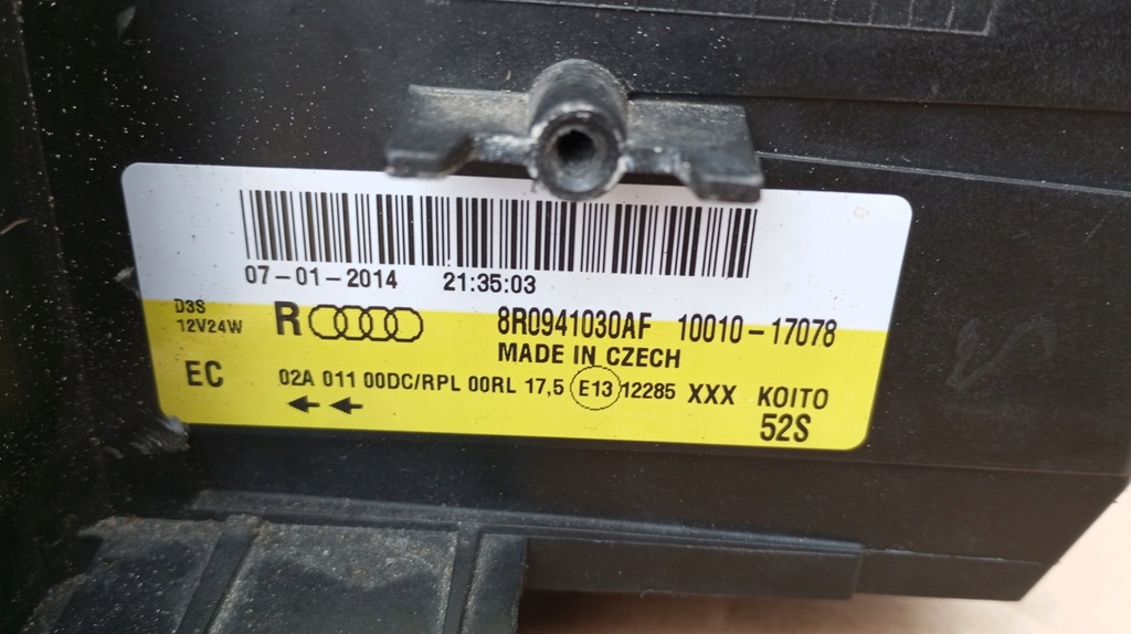 фото №11, Audi q5 8r 2008-2011---lampa перед ксенон права ліва комплект