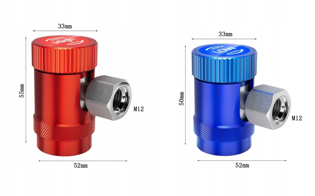 З'єднувач швидкороз'єм кондиціонера r1234yf + адаптер 1/4" sae + адаптер r134a Доставка