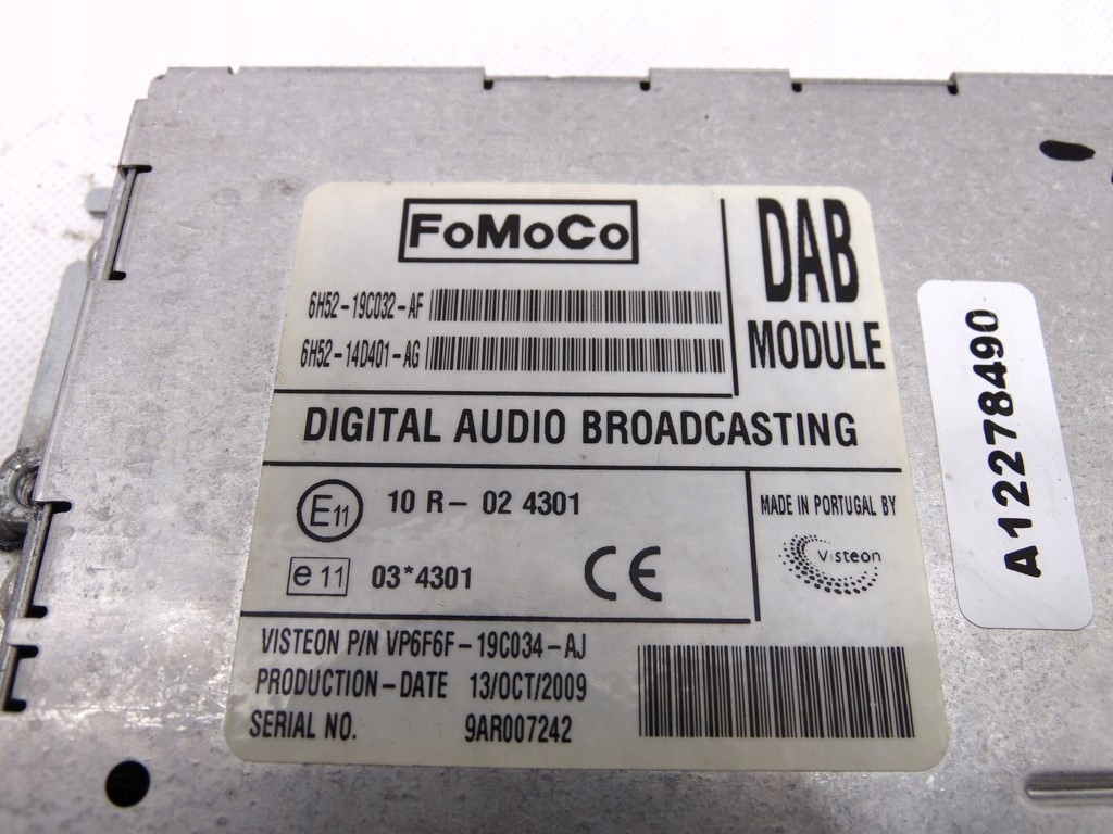 фото №7, Підсилювач + модуль радіо aw93-19c164-bg jaguar xj x351 mark levinson 09-