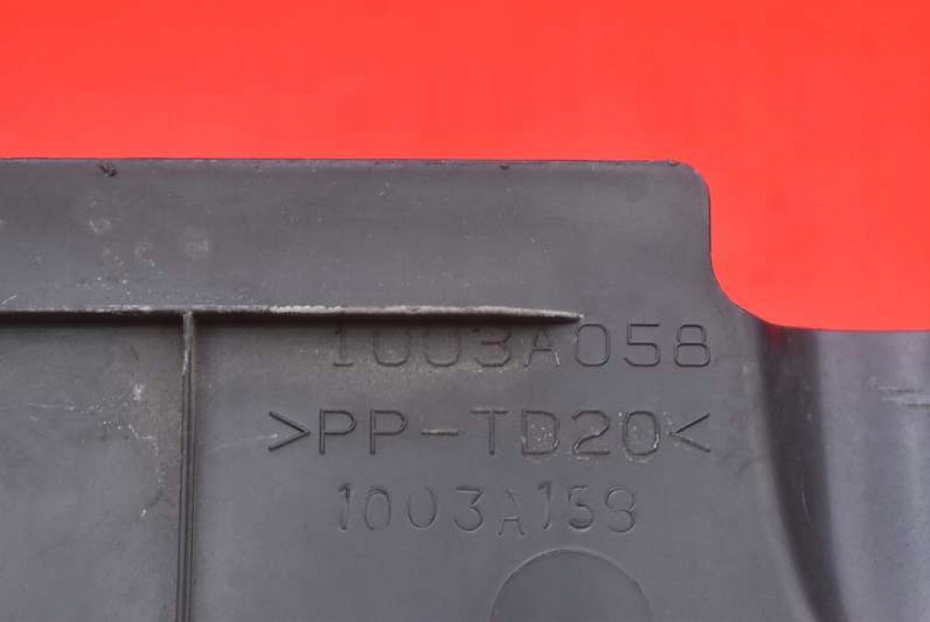 фото №7, Захист двигуна верхній 1003a058 mitsubishi lancer viii 1.8 mivec 143 km 07-16