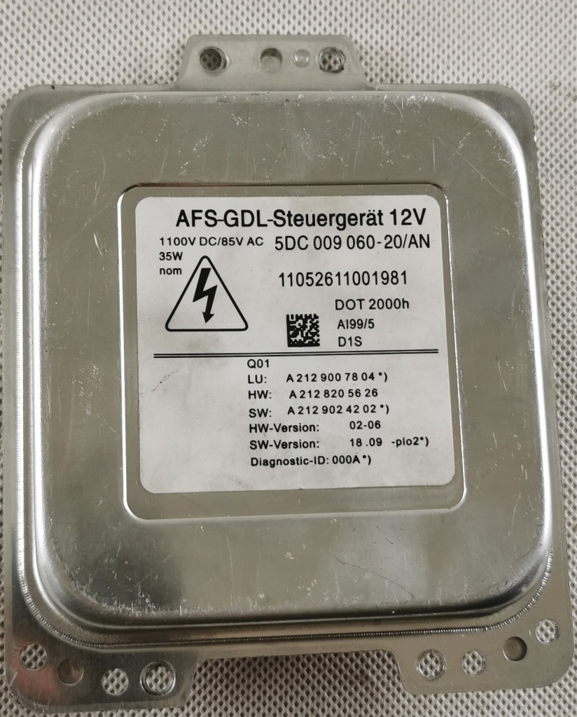 фото №1, Mercedes 212 207 преобразователь ксенон e klasa модуль