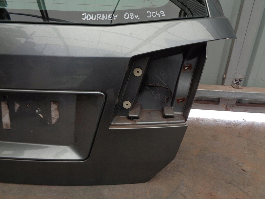 фото №8, Кришка багажника задня dodge journey 2008r. silver steel