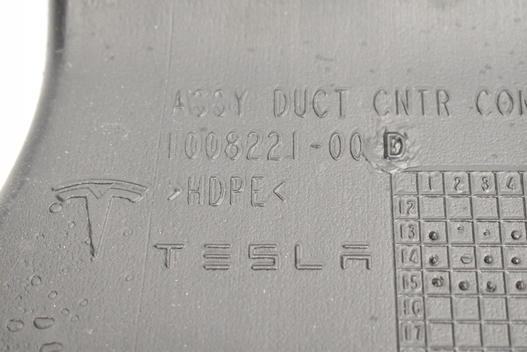 фото №5, Tesla s 3 y канал воздуха консоли центральной