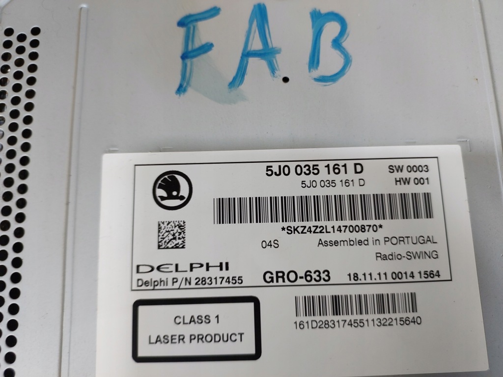 фото №4, Fabia ii радио cd 5j0035161d