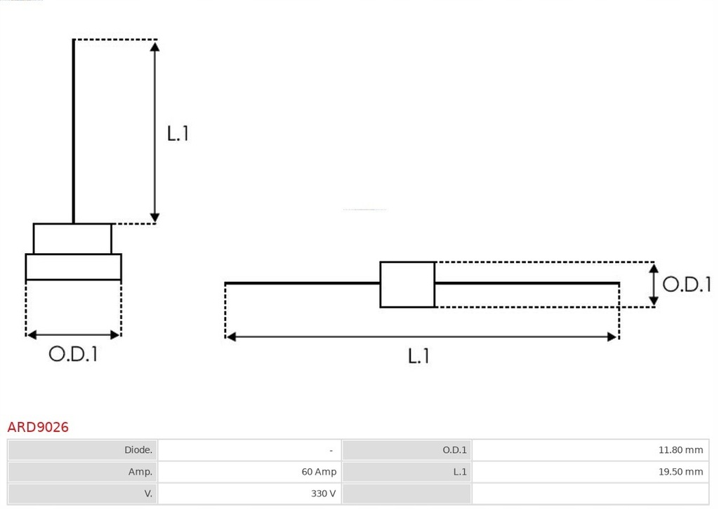 фото №7, Диод генератора as-pl