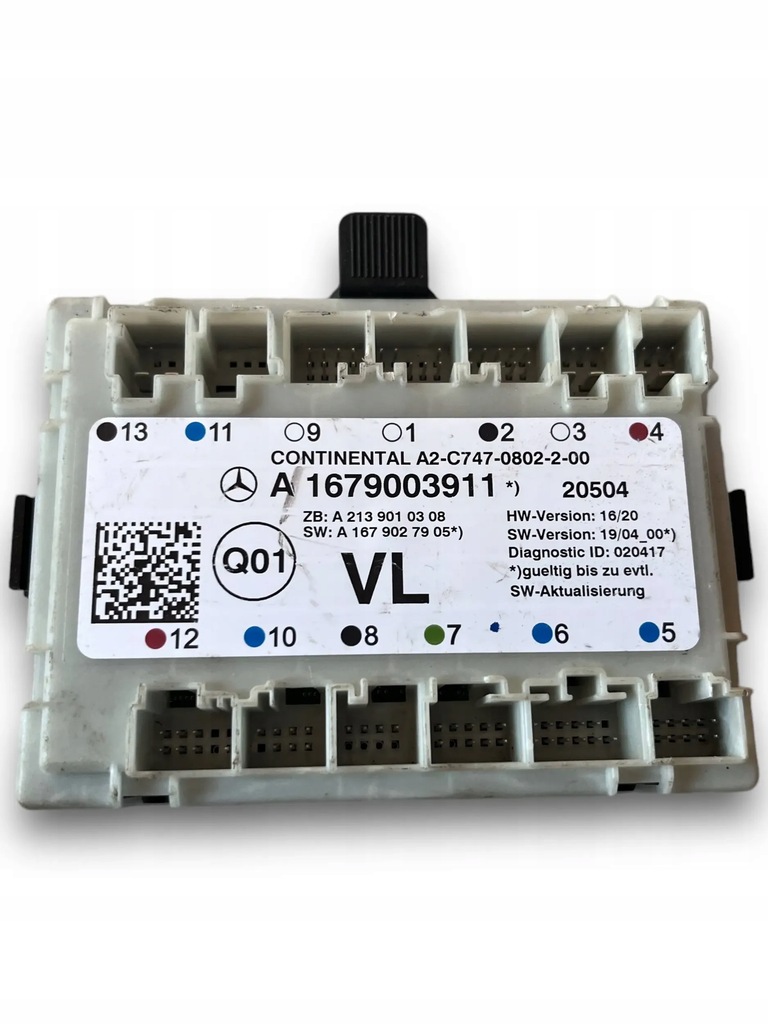 фото №1, Mercedes w167 блок управления дверь 1679003911 m