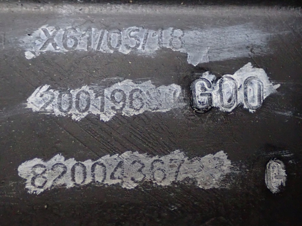 Бампер задняя задний оригинал pdc renault kangoo 8200436723 2xodblask в Украине